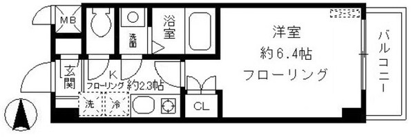 カリスヤマガの物件間取画像